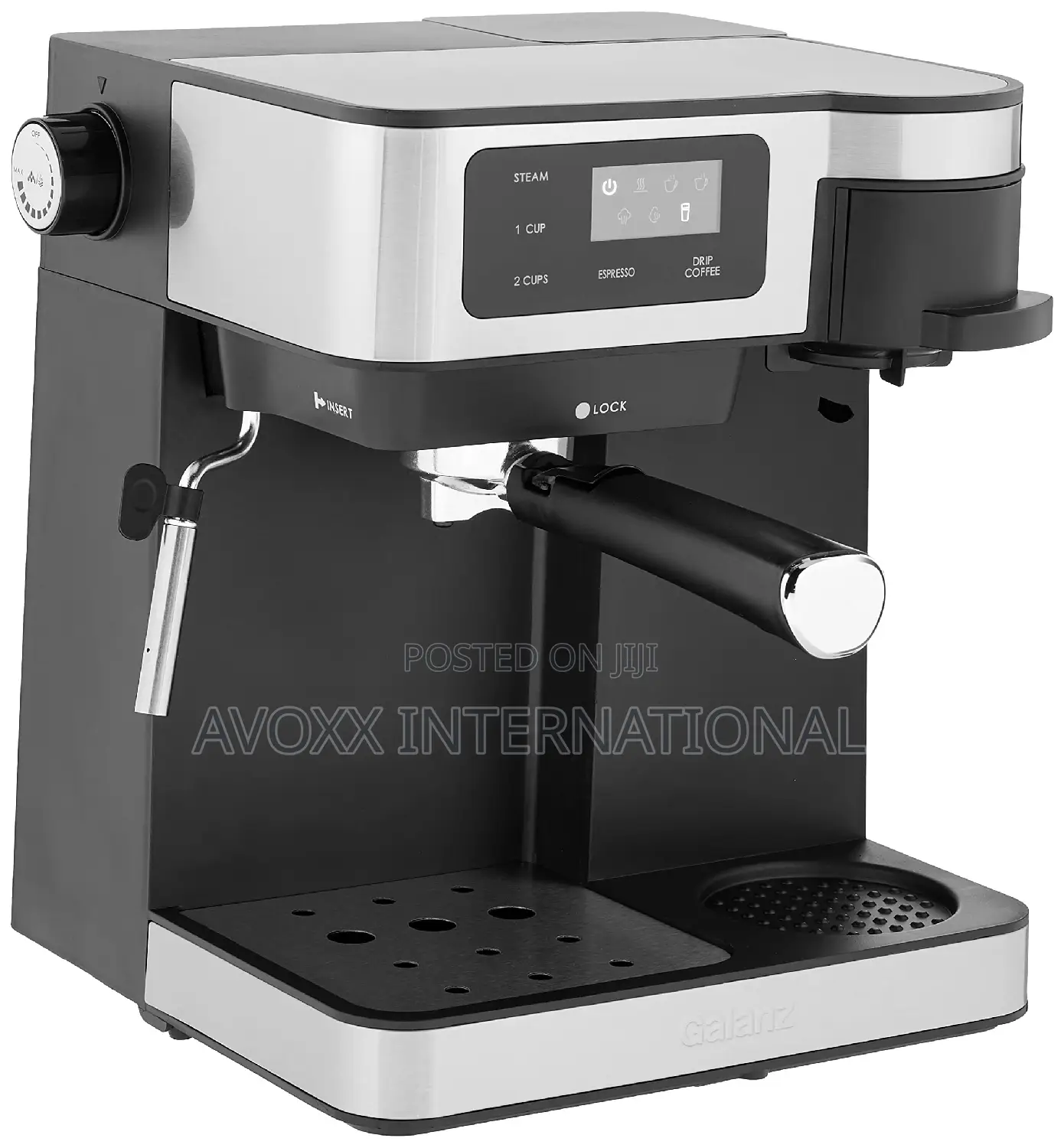 Galanz 2-in-1 Pump Espresso Machine Single Serve Coffee