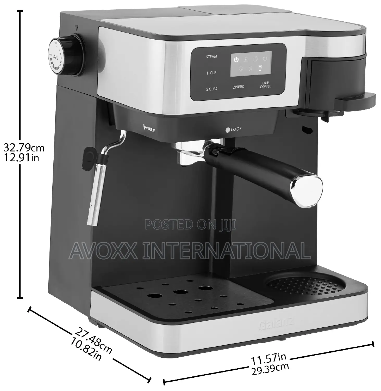 Galanz 2-in-1 Pump Espresso Machine Single Serve Coffee