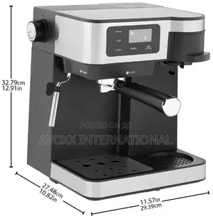 Galanz 2-in-1 Pump Espresso Machine Single Serve Coffee