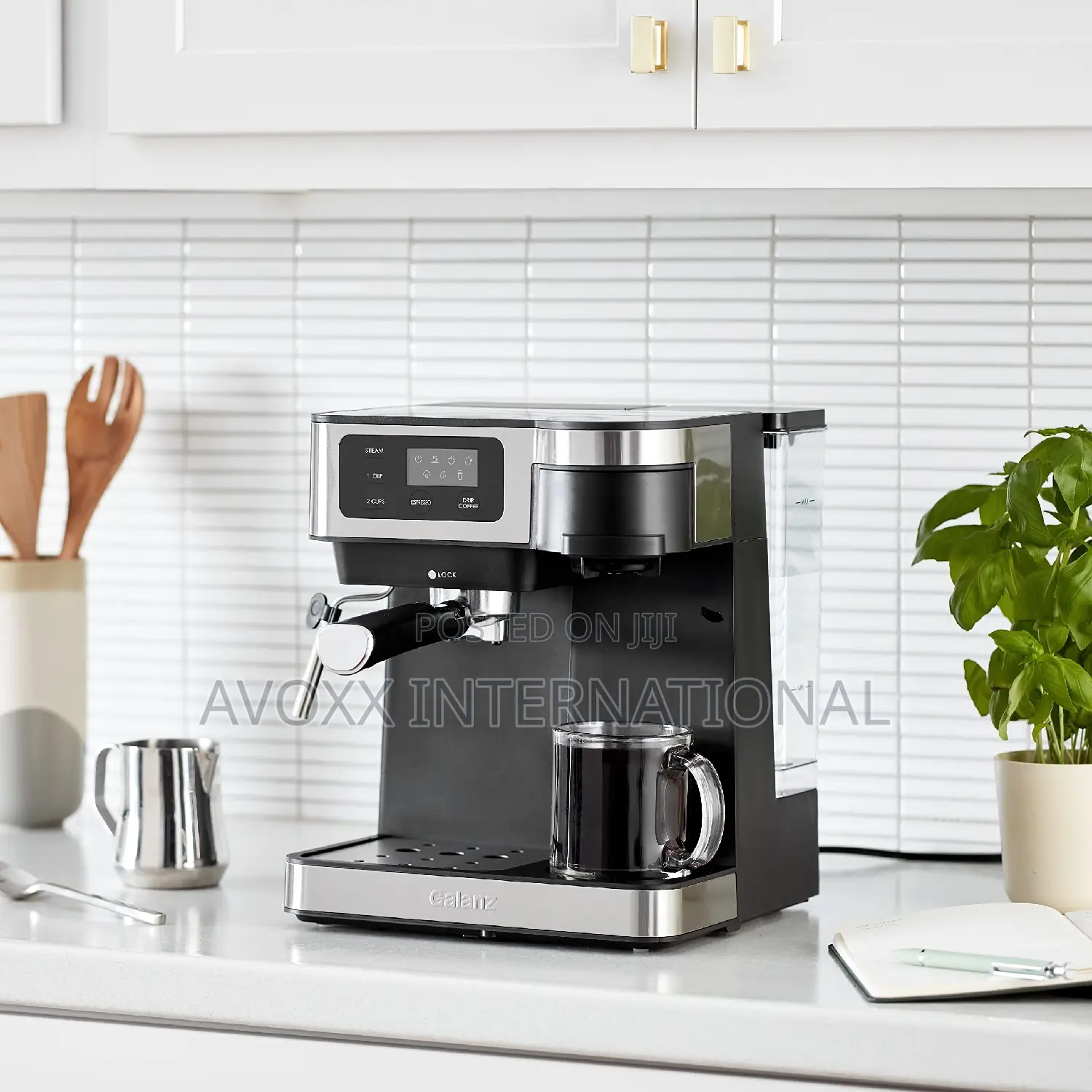 Galanz 2-in-1 Pump Espresso Machine Single Serve Coffee