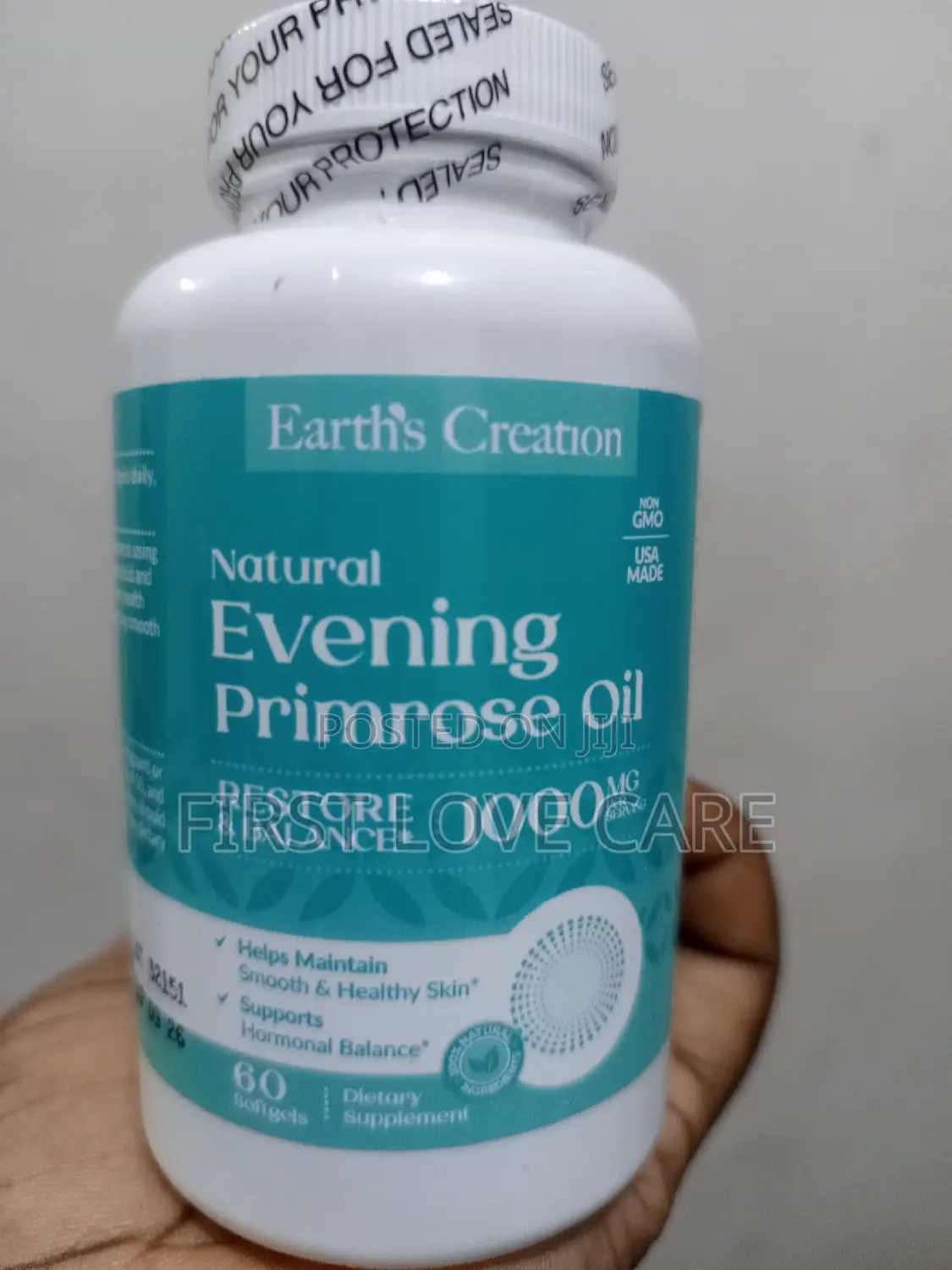 Earth's Creation Natural Evening Primrose Oil 1000mg