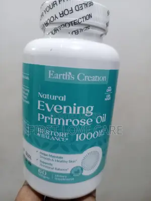 Earth's Creation Natural Evening Primrose Oil 1000mg