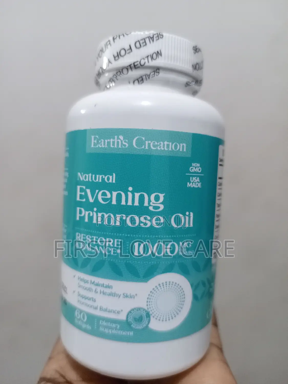 Earth's Creation Natural Evening Primrose Oil 1000mg