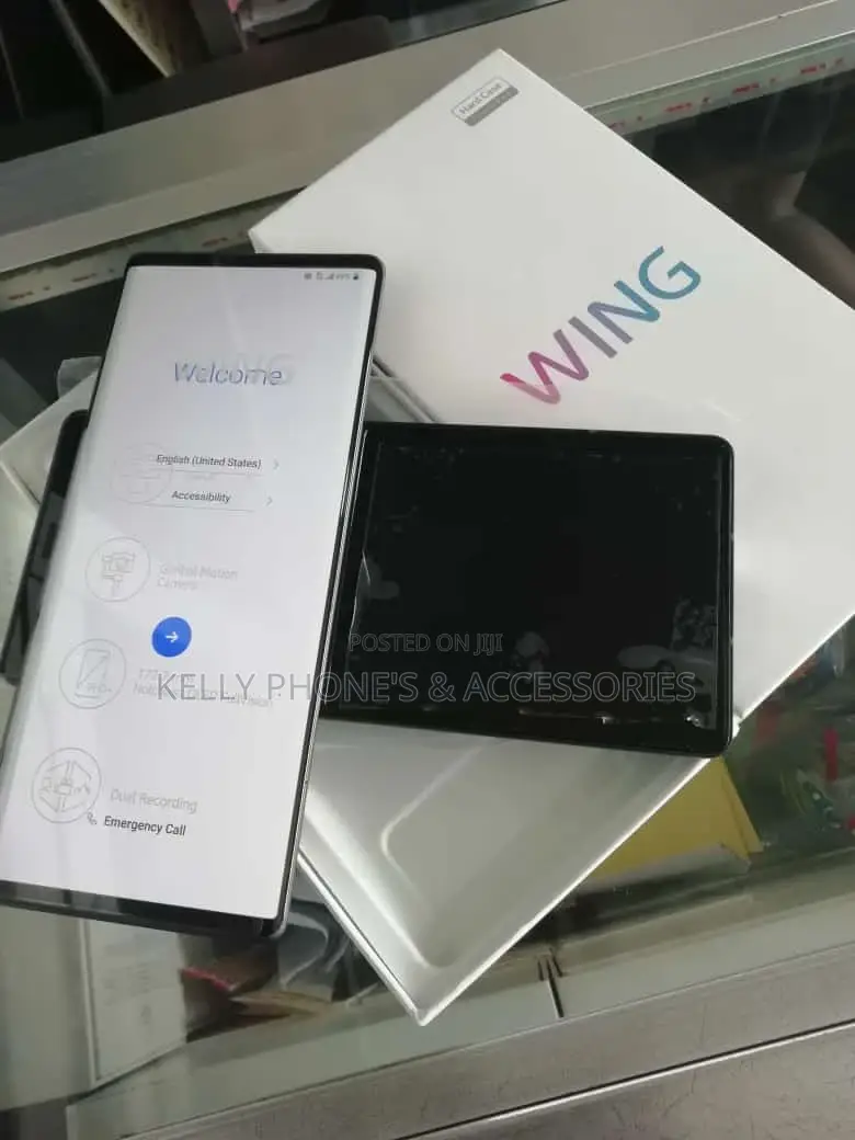 New LG Wing 5G 256 GB Black