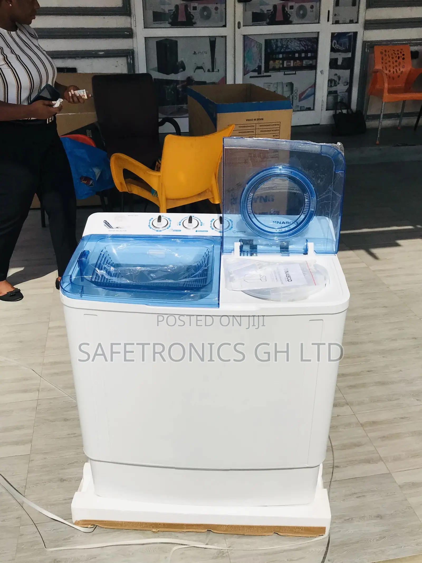 Semiutomatic Nasco Topload 8kg Electric Washingmachine