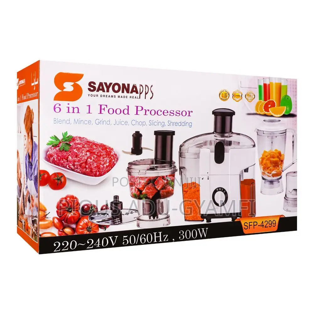 Sayona 6-in-1 Good Processor