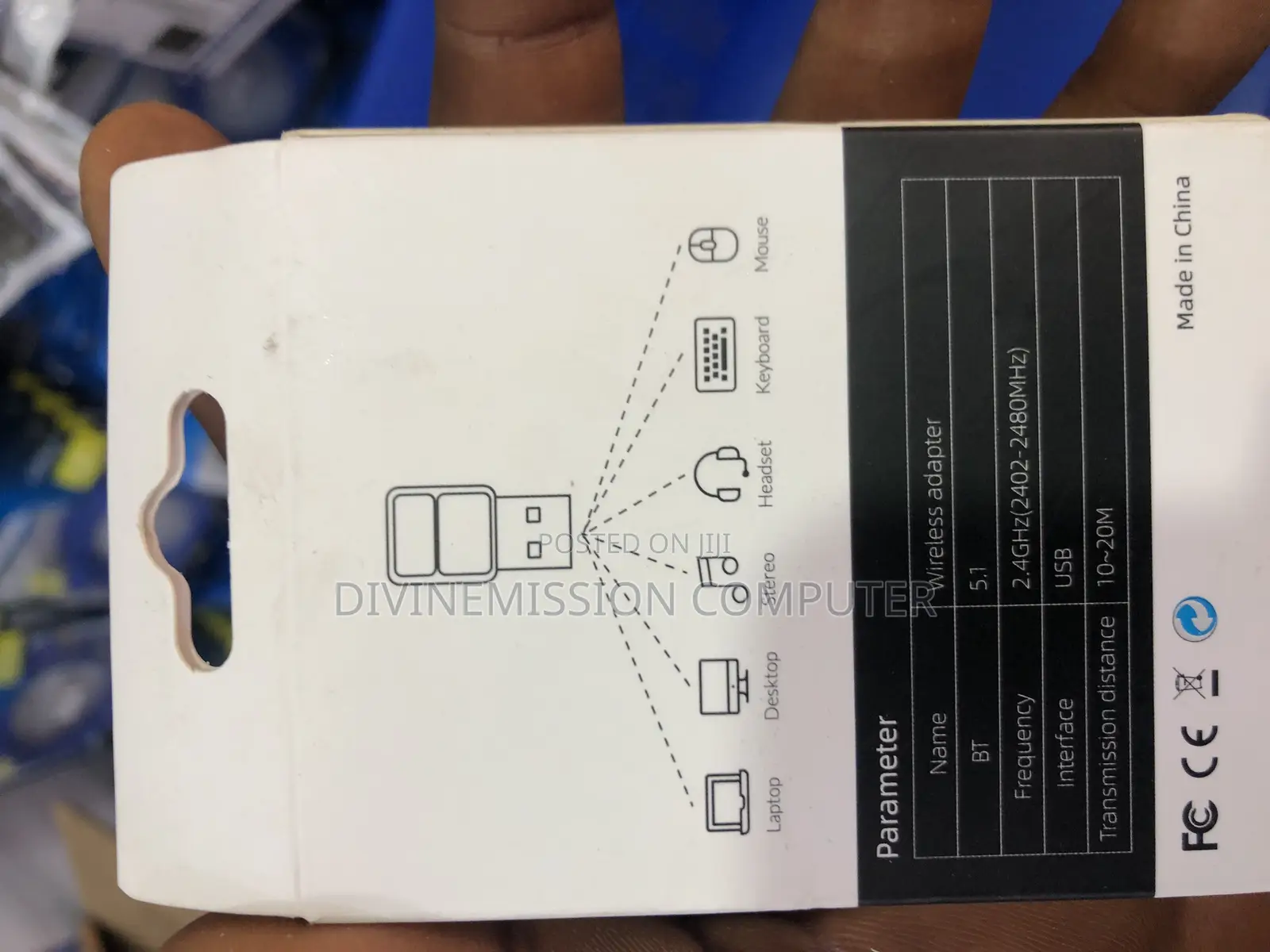 Original USB Bluetooth Dongle 5.1. Connecting 5 to 6 Devices