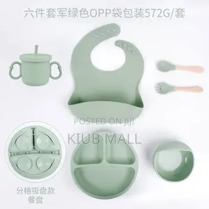 Baby Silicon Feeding Set
