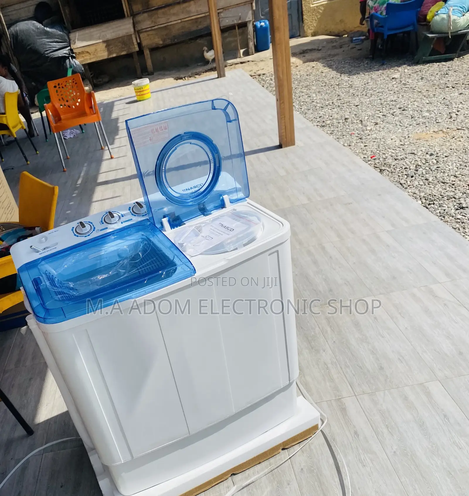 Shop Affordable Nasco 8kg Twin Tub Electric Washing Machine.