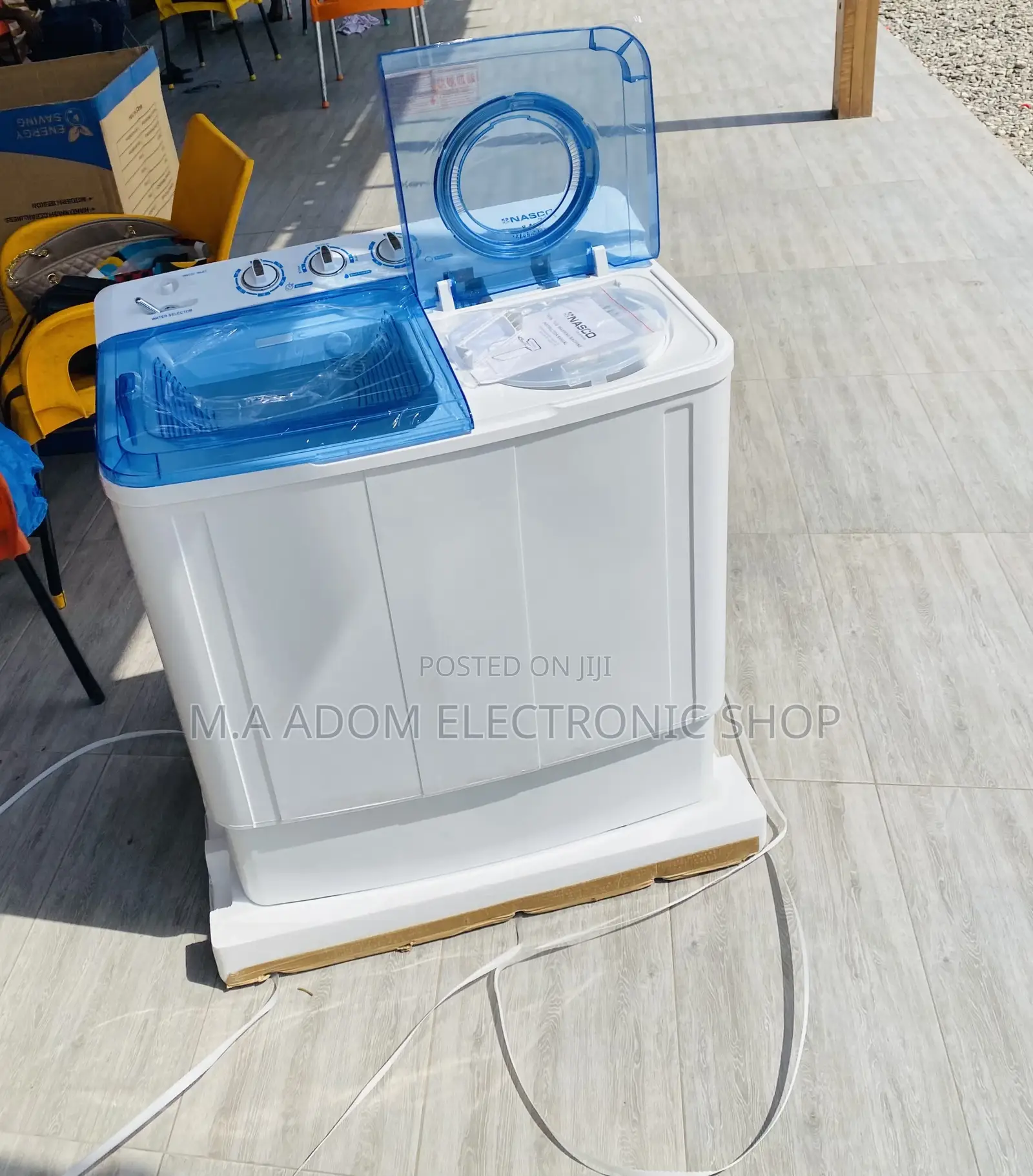 Shop Adorable Nasco 8kg Twin Tub Electric Washing Machine.