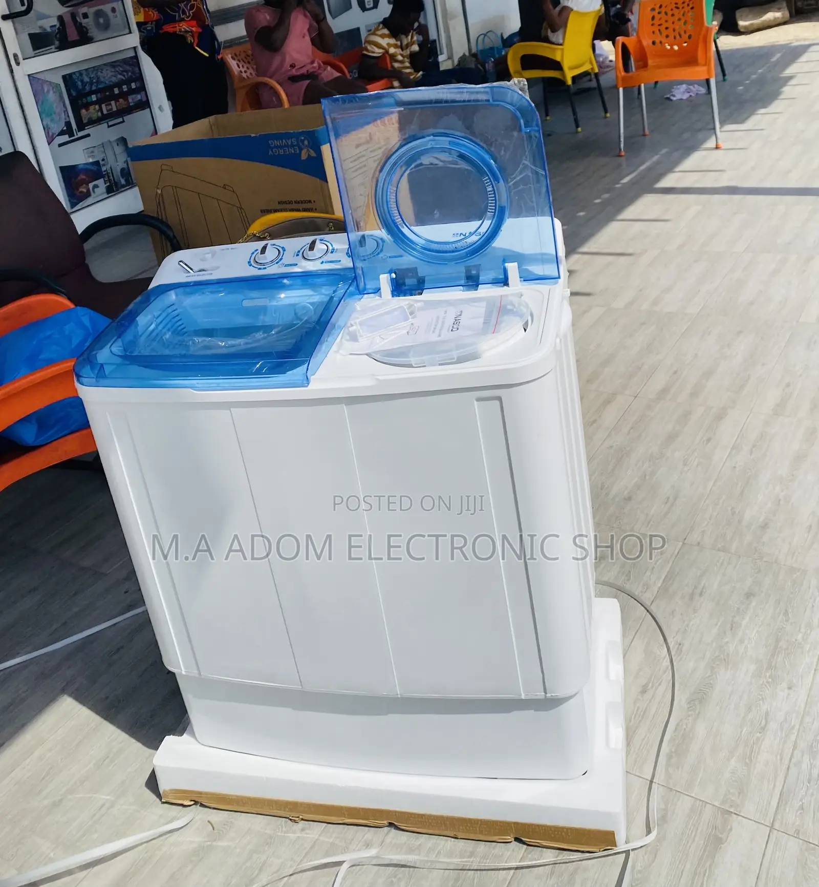 Well Design Nasco 8kg Twin Tub Electric Washing Machine.