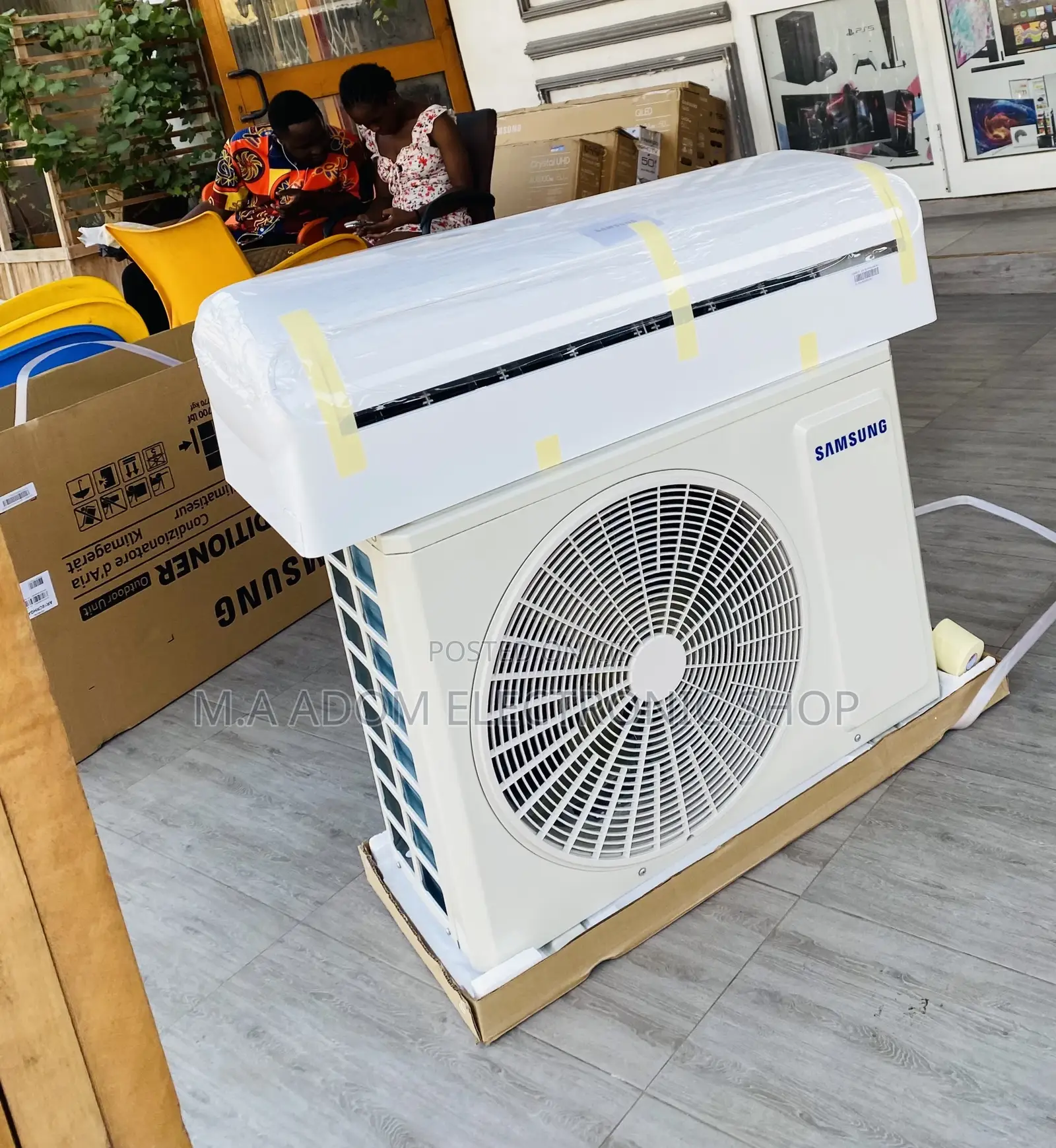 Fast Chilling Samsung 2.0hp Split Type Ac(White)R410.