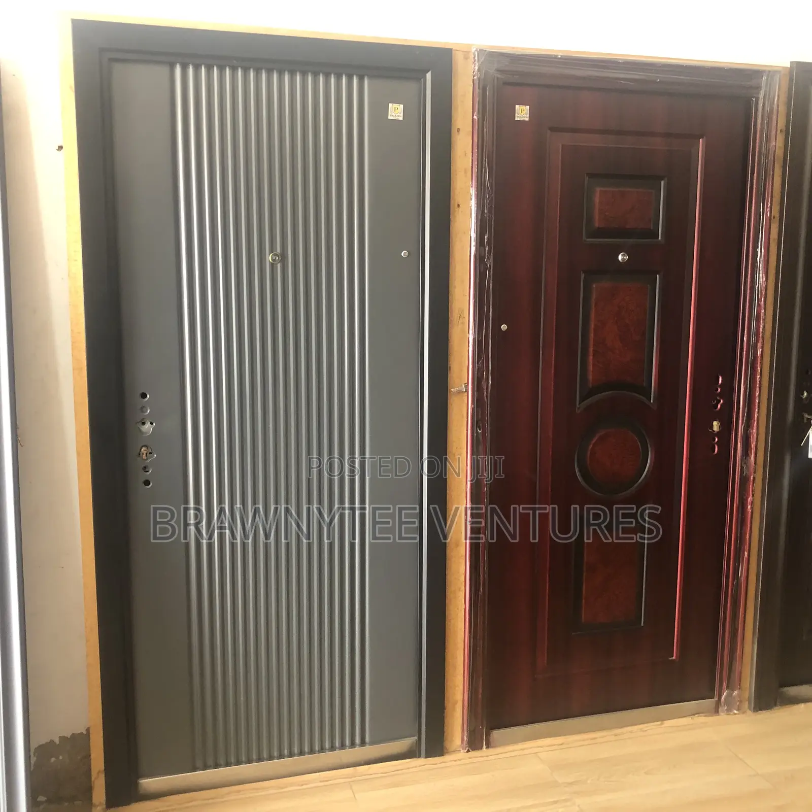 Brawny P. Steel Security Doors