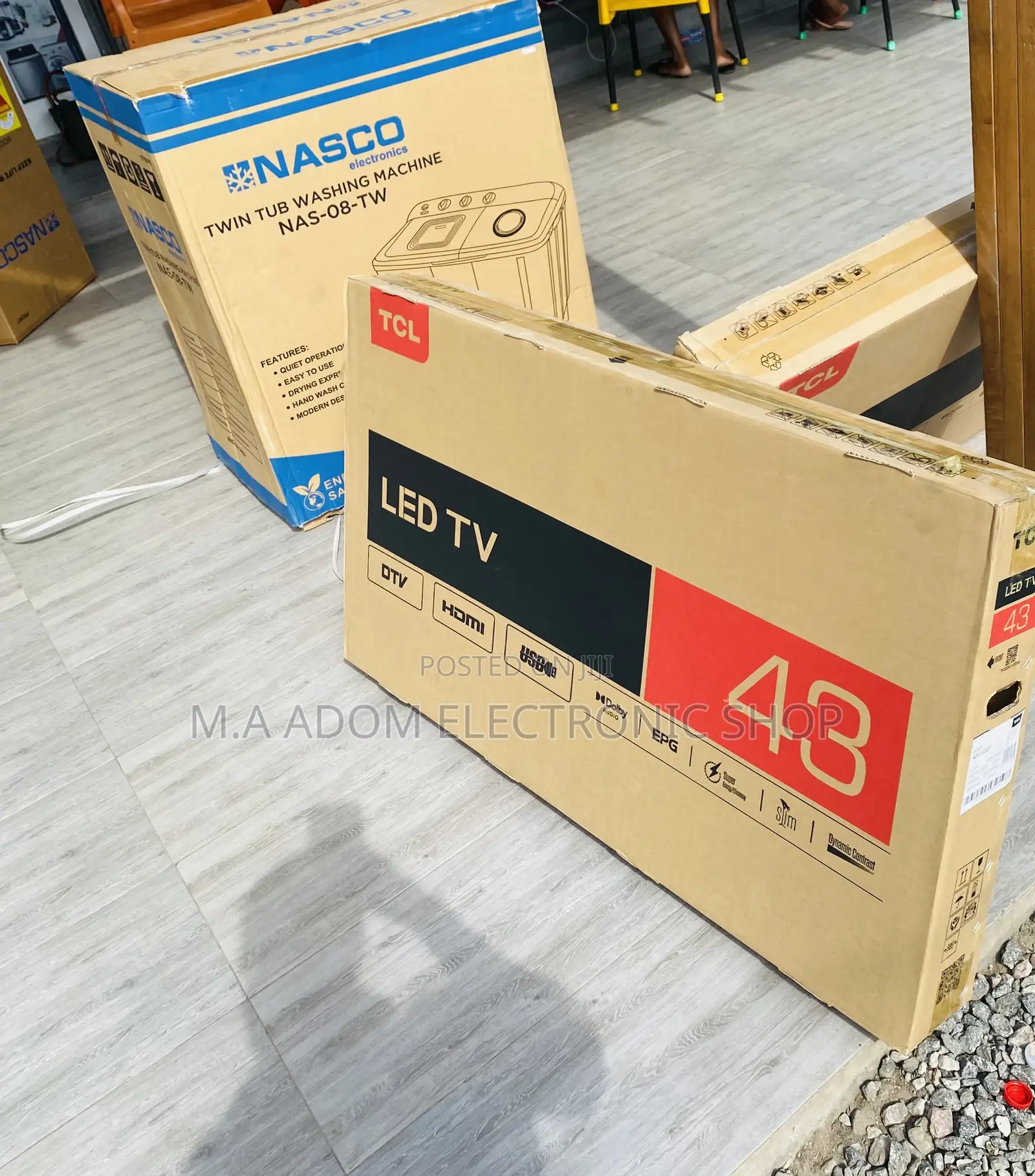 Brand New TCL 43d3200 43 Inch Digital Satellite Led Tv.