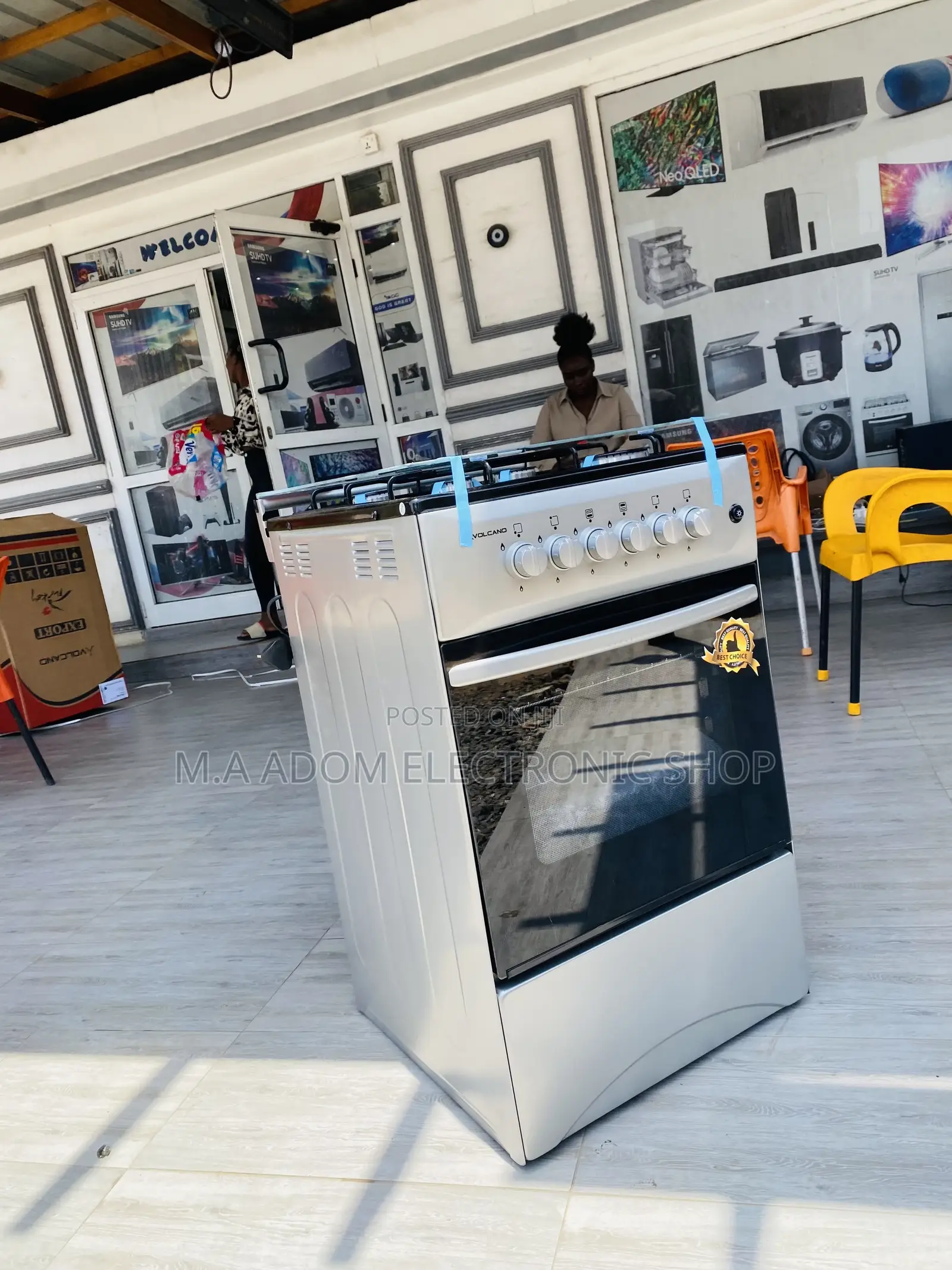 Super Affordable Volcano Oven and Grill 4 Gas Burner.