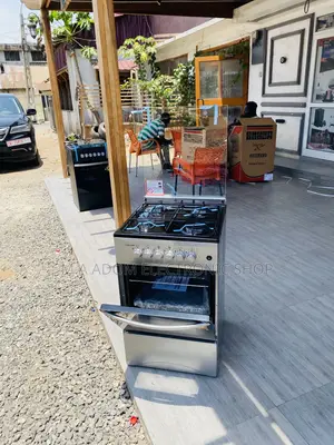 Sleek Design Volcano Oven and Grill 4 Gas Burner(Gray).