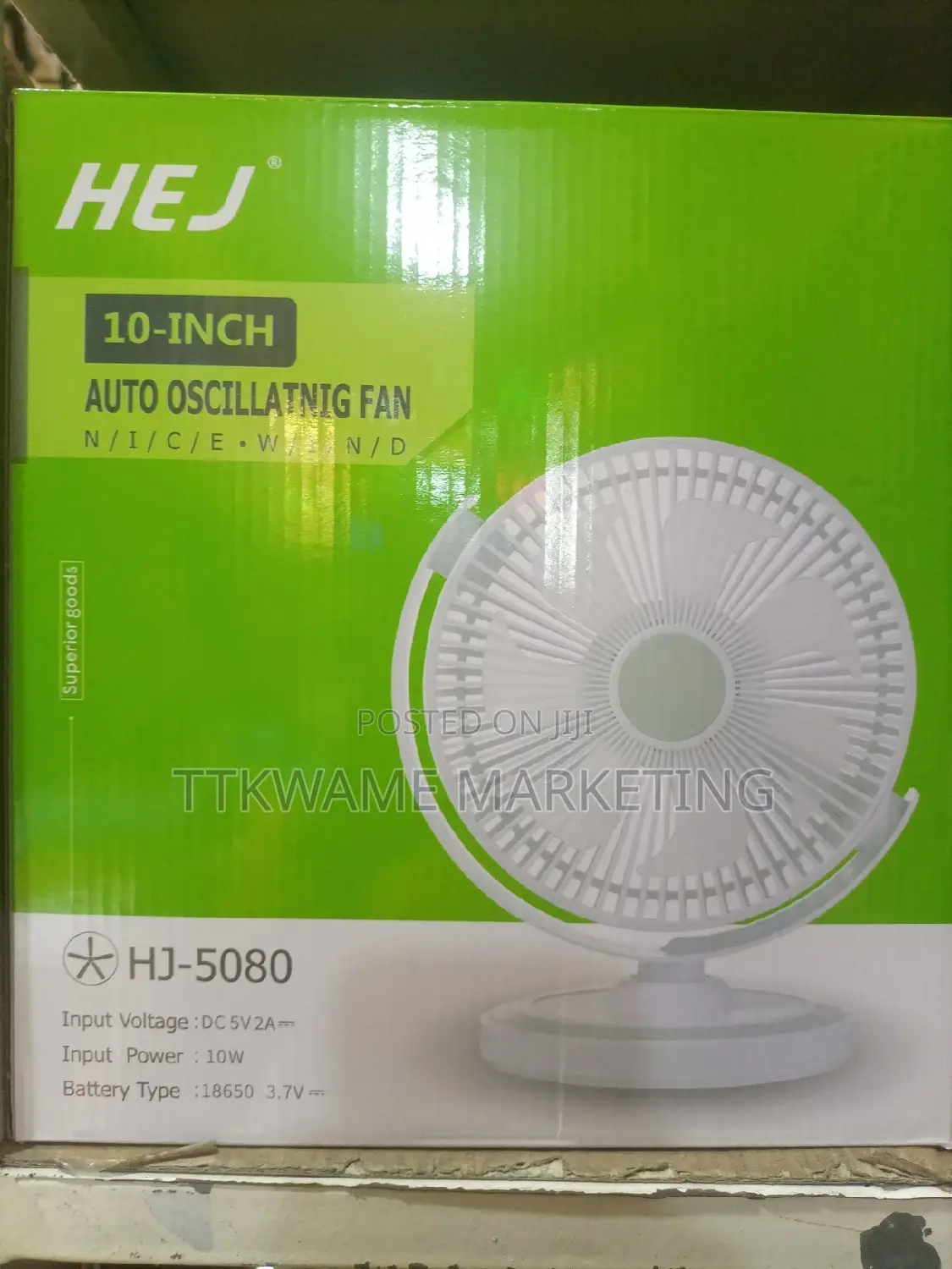 Auto Oscillating Fan