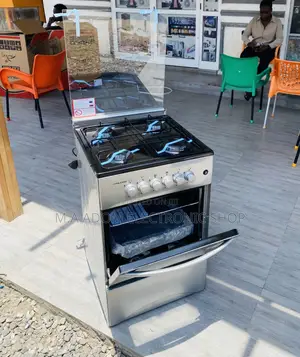 Energy Saving Volcano Oven and Grill 4 Gas Burner,Gray.