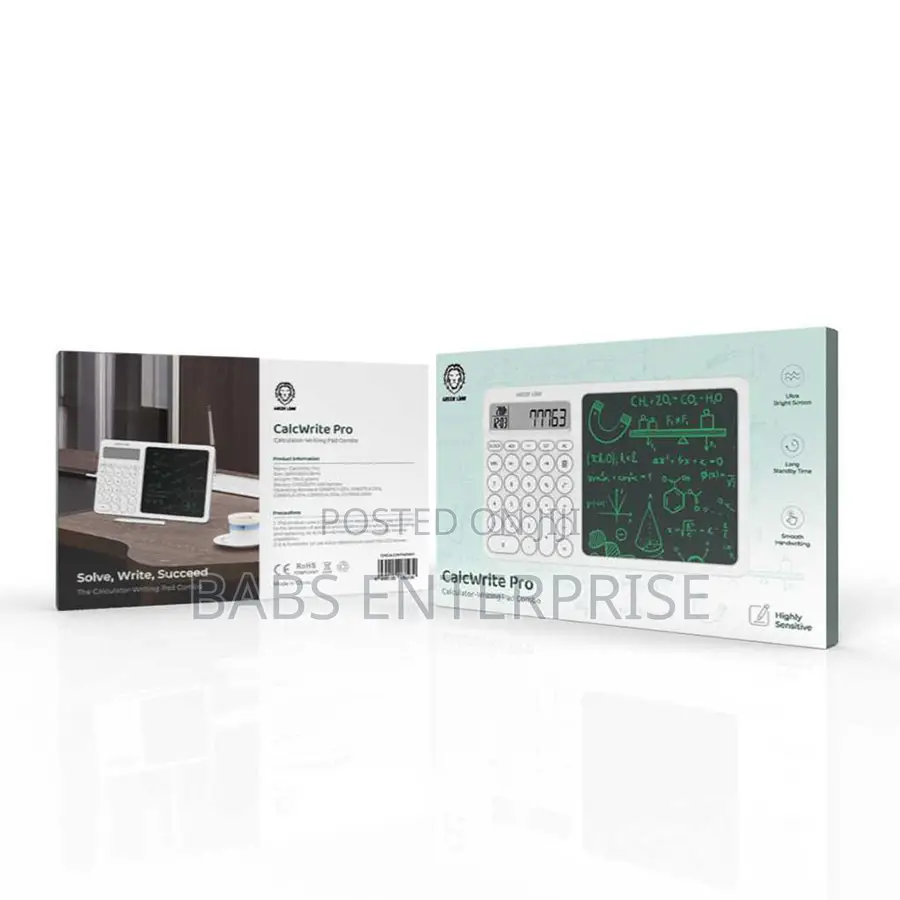 Green Lion Calcwrite Pro Calculator-writing Pad Combo