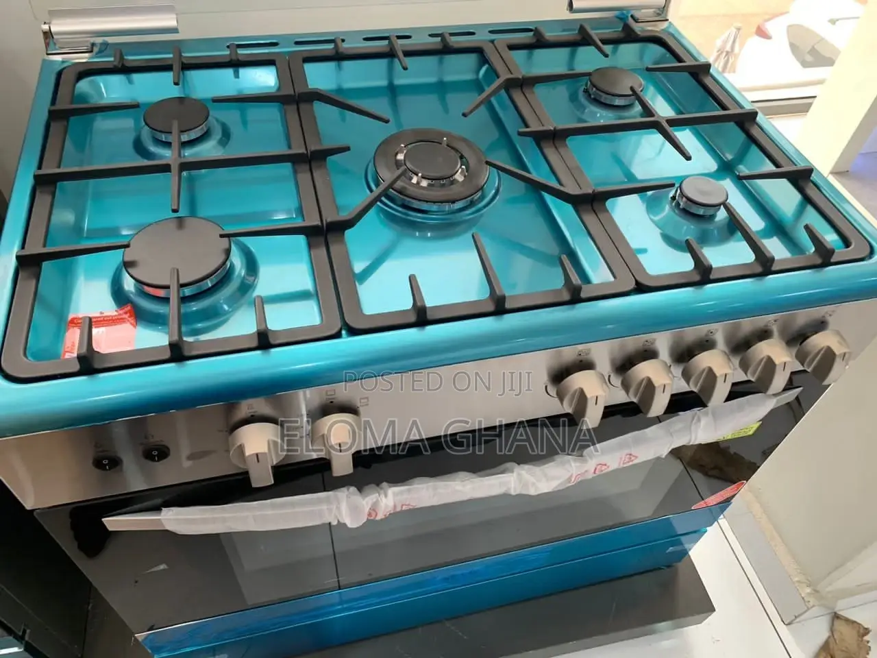 Superb Lg 5 Burner Gas Cooker - 90x60 | Power Convection