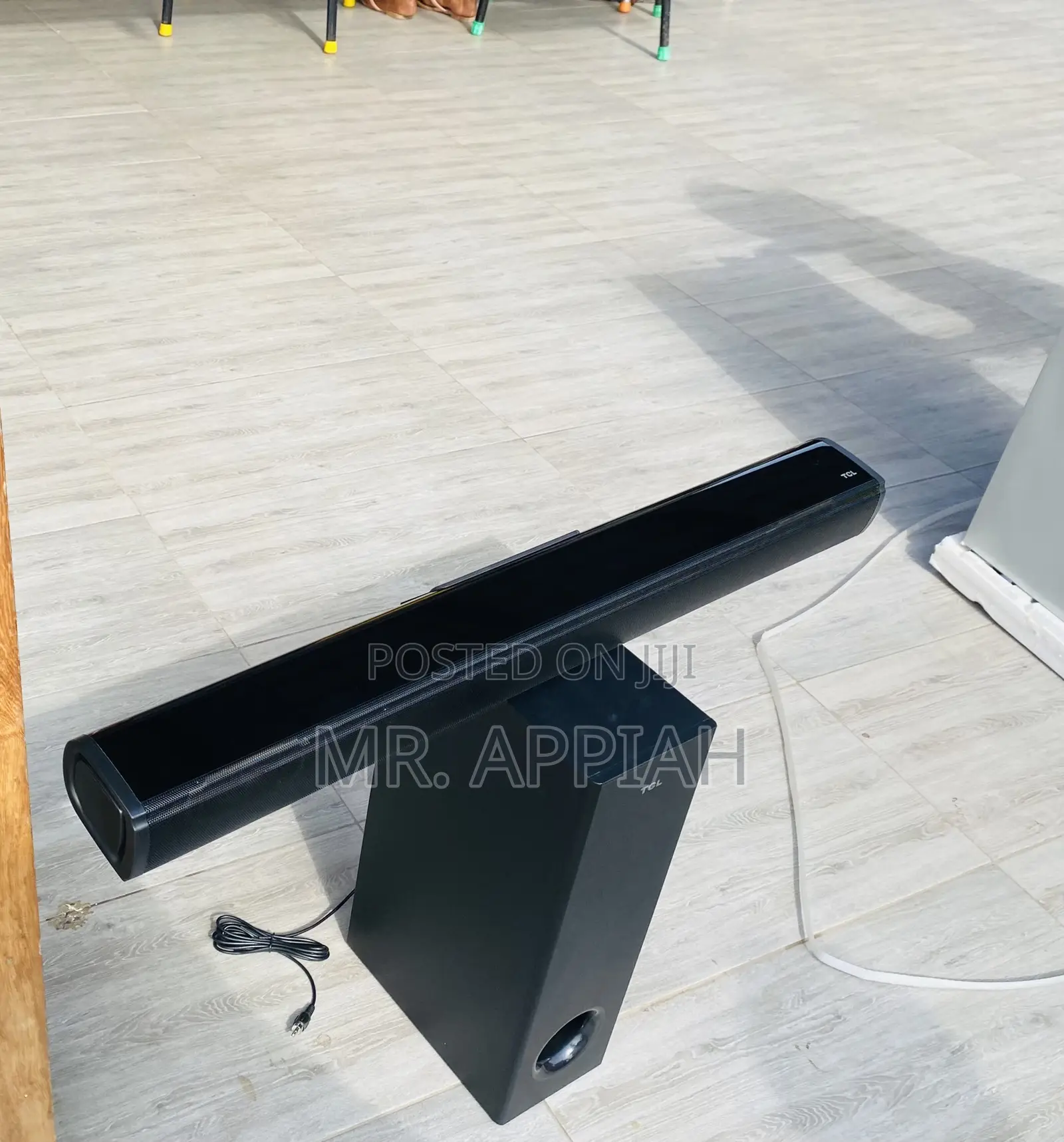 Elegant Black TCL S322w Bluetooth Sound Bar System.