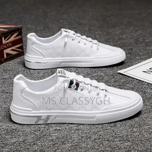Men's Leather Sneakers, Versatile Casual Shoes, Fashionable