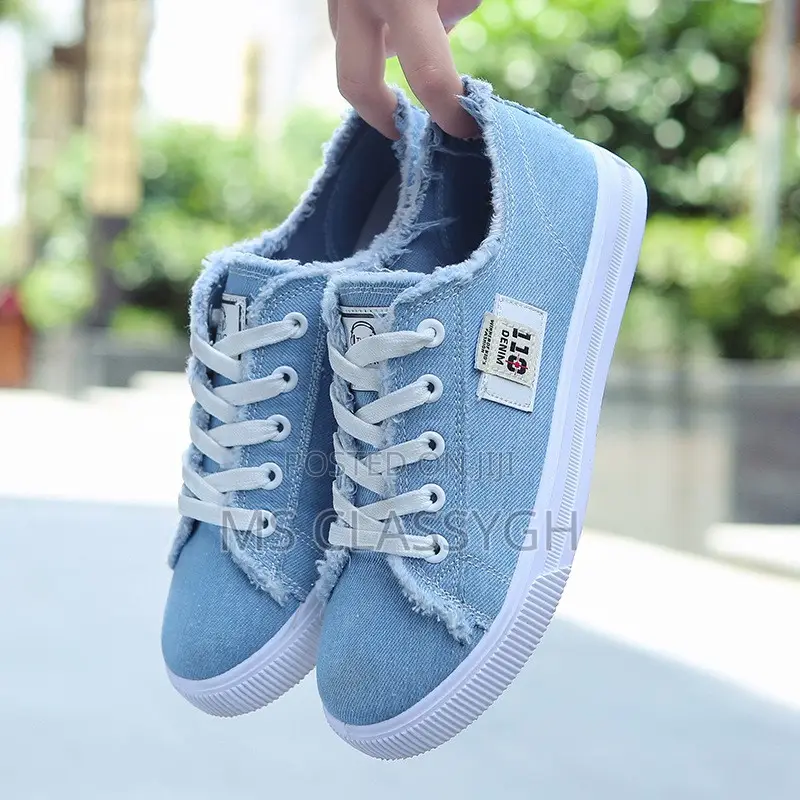 Unisex Pattern Canvas Sneakers, Casual Shoes Lace-Up Flat Sh