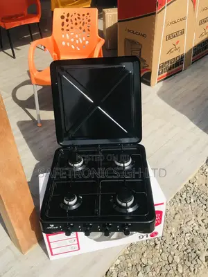 Yucel 4 Gas Cooker Tabletop Affordable Black