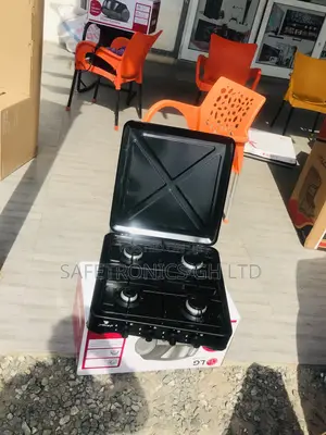 Long Lasting 4 Gas Cooker Yucel Tabletop Black