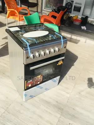 Oven With Grill Ferre 4 Gas Cooker Gray Glass Lid 60x60