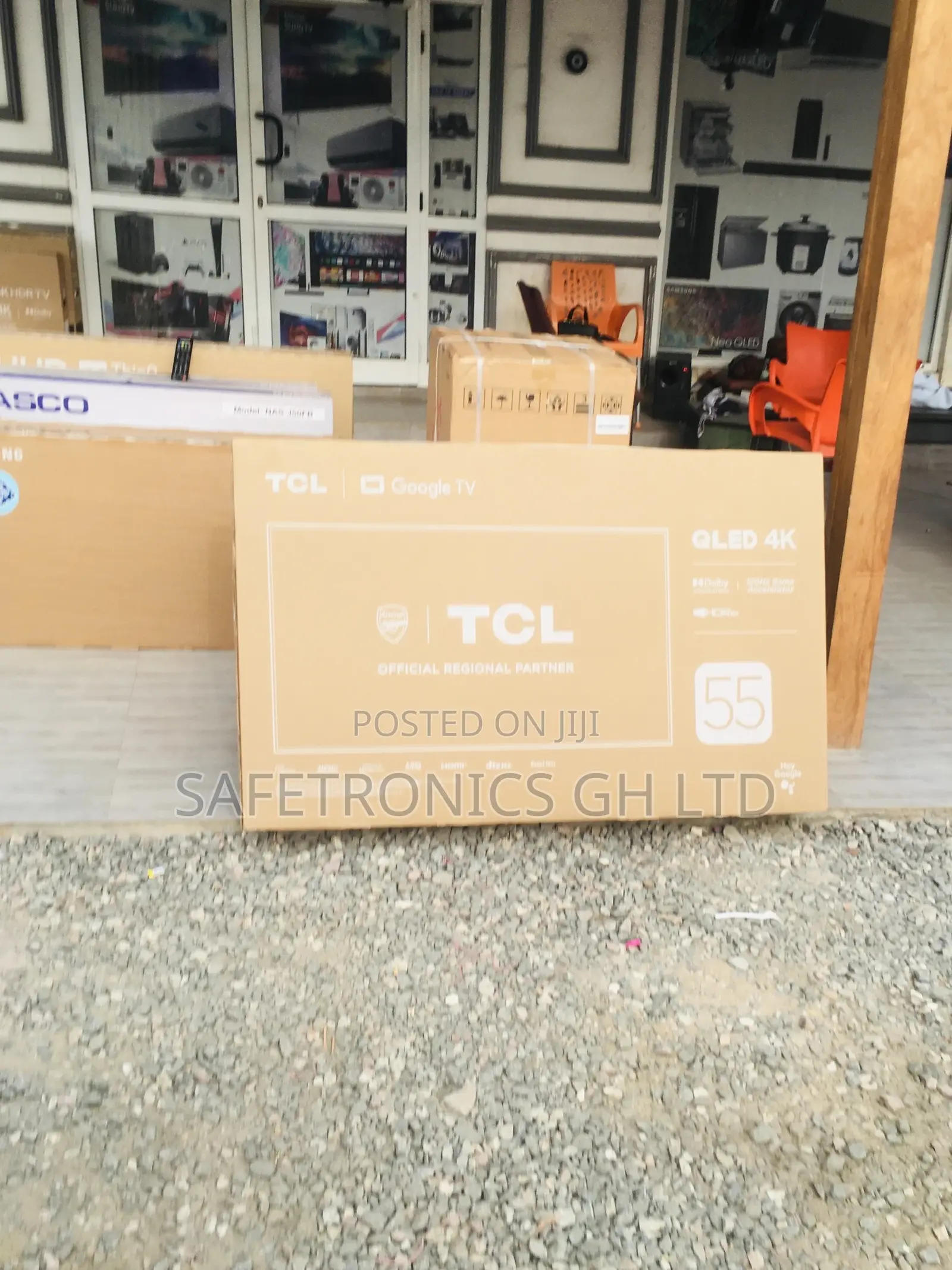 Smart TCL Glossy Qled C635 Electric Black 55 Inches Tv