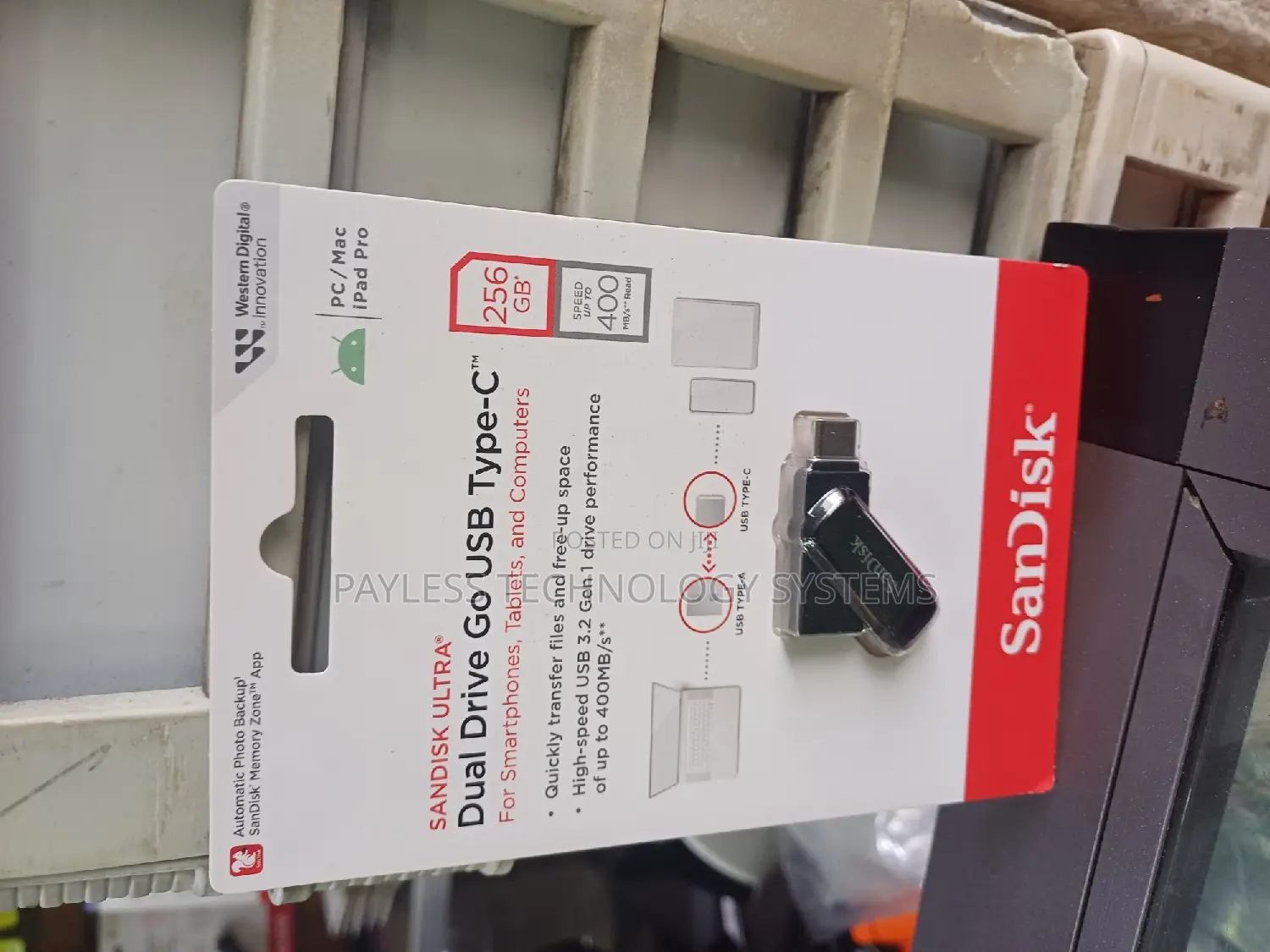 Sandisk 256gb Type C Dual Pendrives
