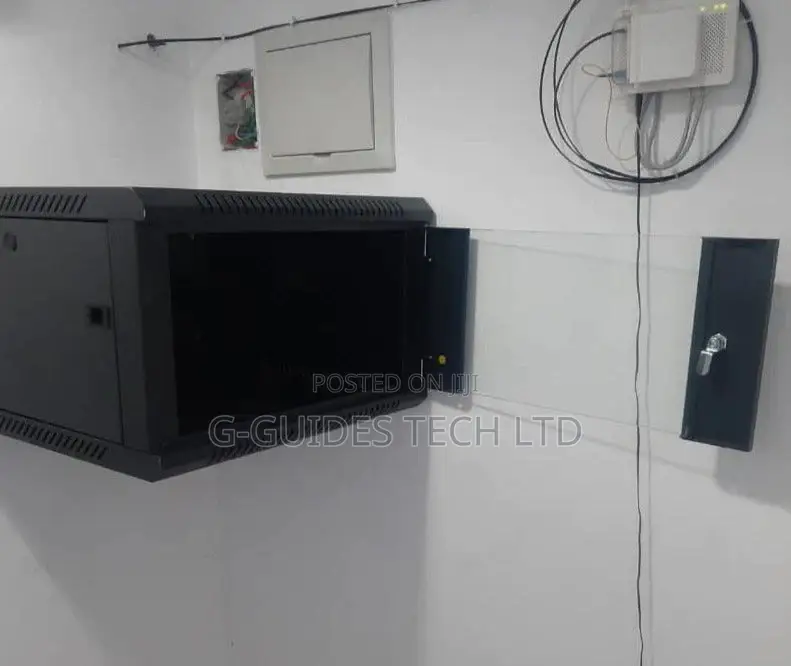 4u Cabinet 520x400x240mm With Extension Board, Fan and Tray