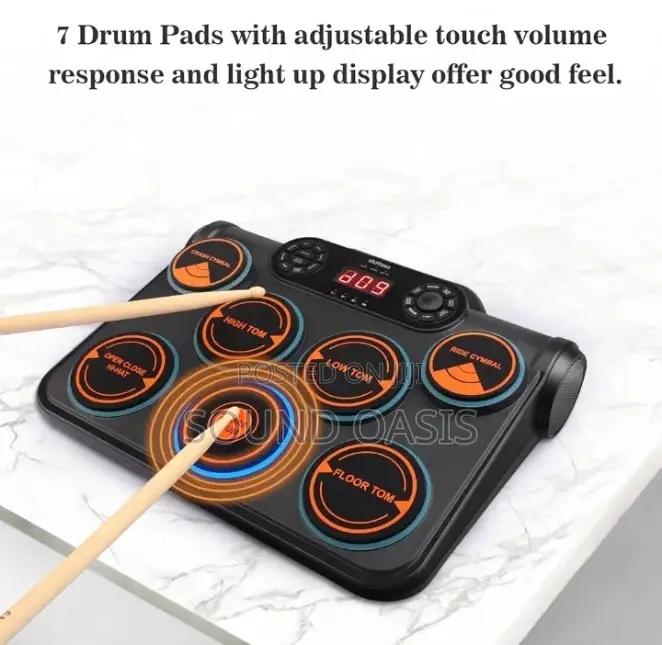 Tabletop Electronic Drum Set, Electronic Drum Kit