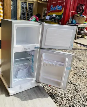 Affordable Nasco 2 Door Electric Tabletop Fridge(Silver).