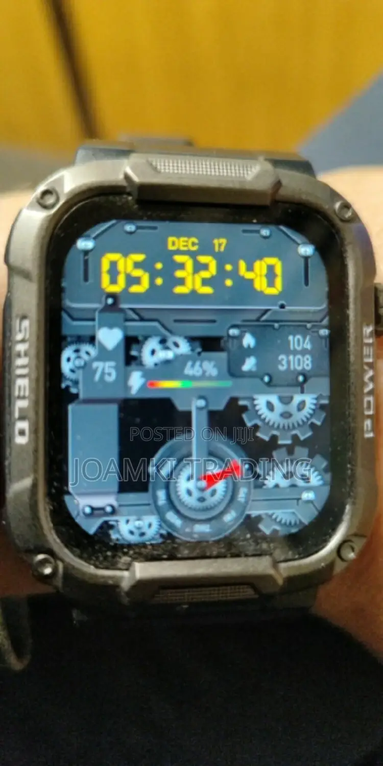 Rugged Smartwatch/Blutooth Call/Health Monitor/Ip68/Ios/Andr