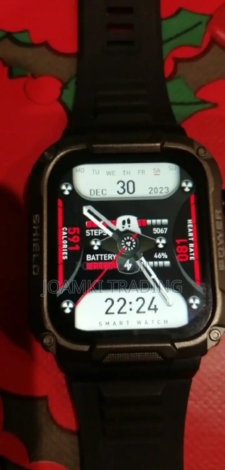 Rugged Smartwatch/Blutooth Call/Health Monitor/Ip68/Ios/Andr