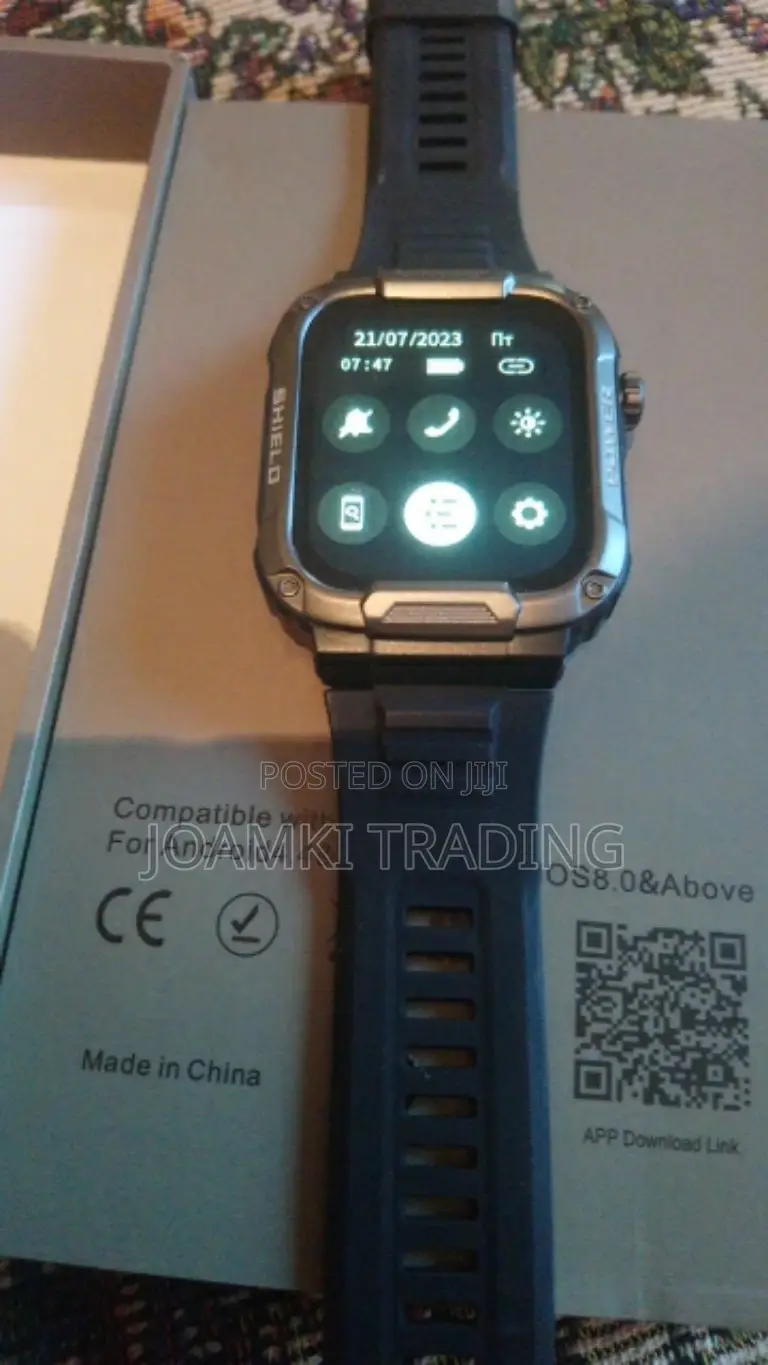 Rugged Smartwatch/Blutooth Call/Health Monitor/Ip68/Ios/Andr