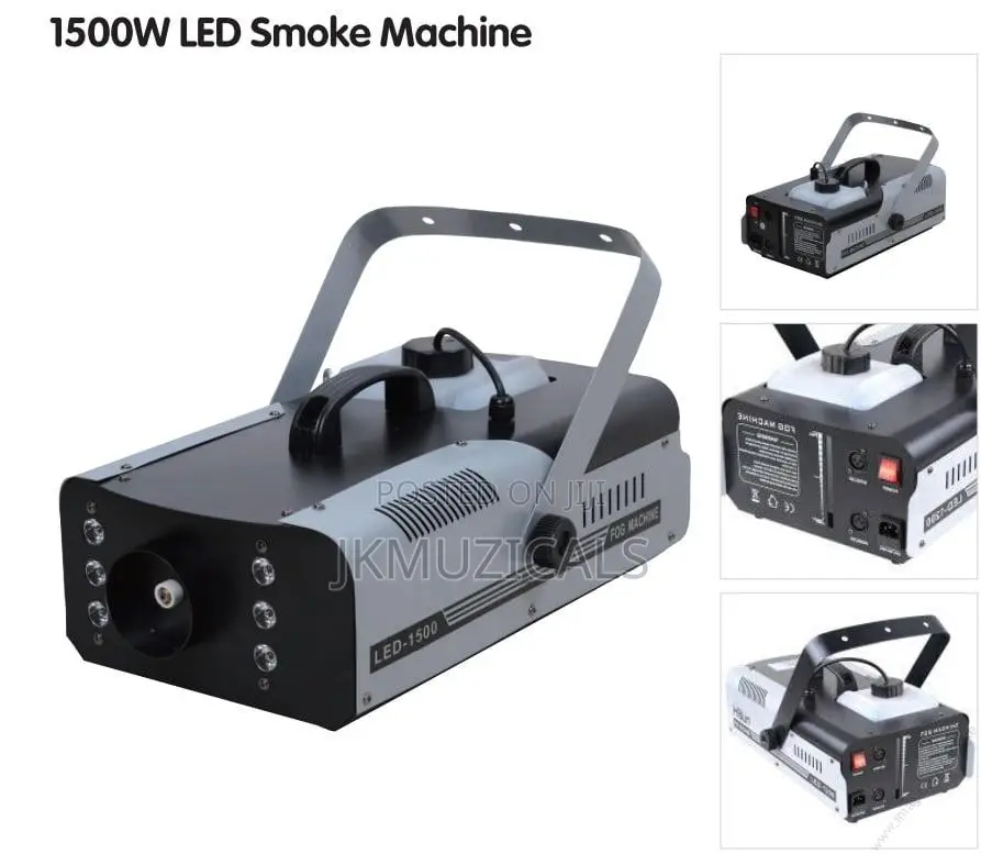 Smoke Machine_ Fog Machine 1500w With Remote Control