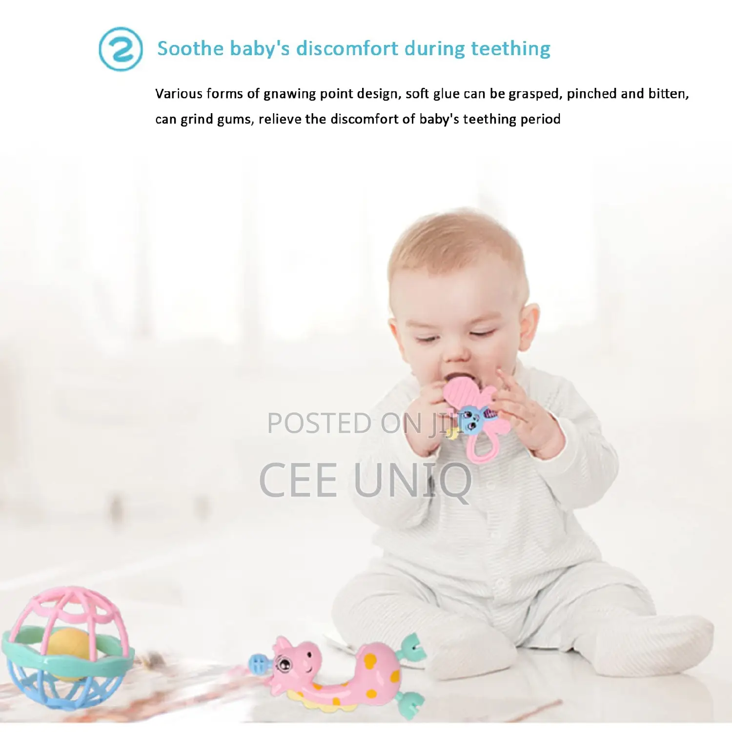 Baby Teething Rattles