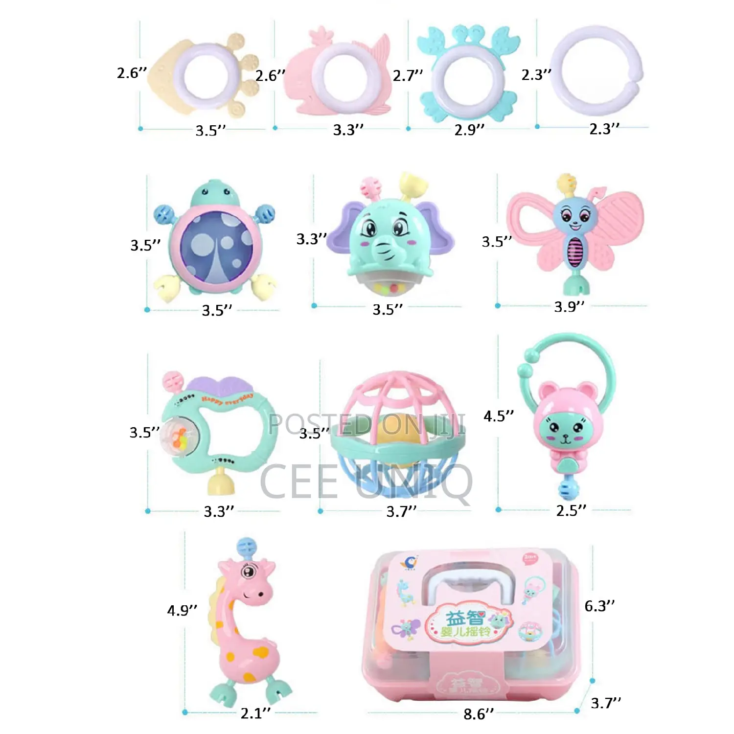 Baby Teething Rattles