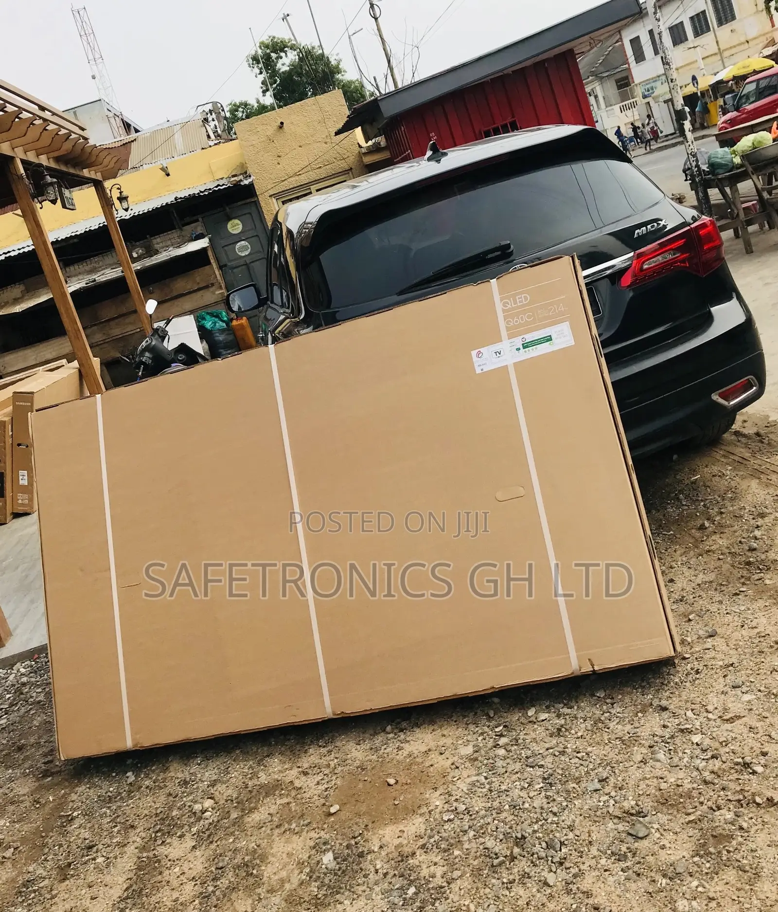 Qled Black Electric Smart Samsung Q60C 85 Inches Glossy