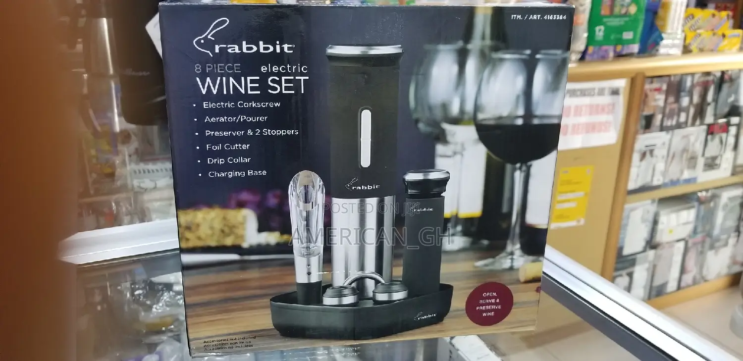 8 Pieces Rabbit Electric Wine Set in Accra Metropolitan Kitchenware