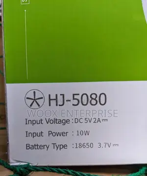 HEJ Rechargeable Fan (10watt)
