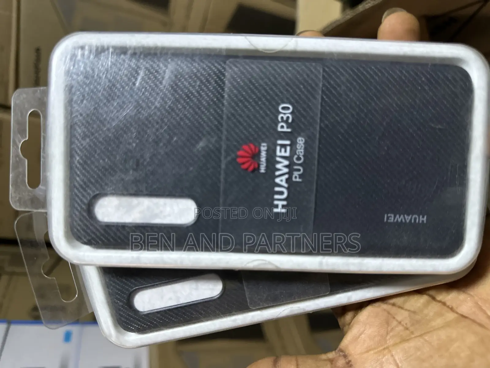 Original Huawei P-30 PU Back Cover