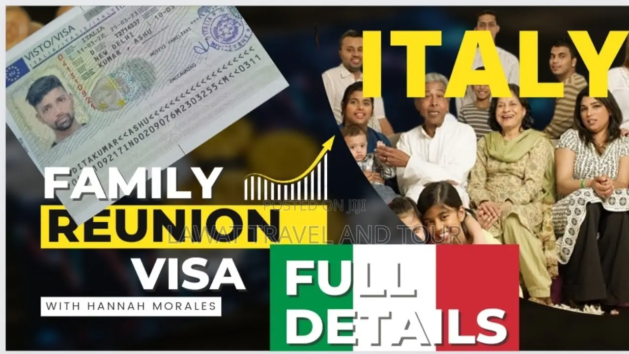 Italy Legalisation for Family Reunion Process 4 Months