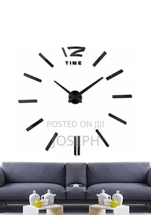 3d Wall Clock Big Type 3