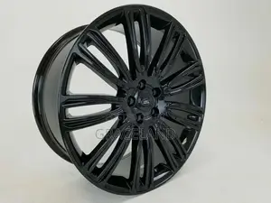 This Is Original Rang Rover Sport HSE Rims 22 Mat Black