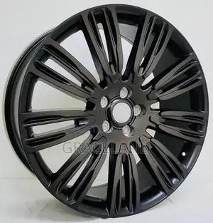 This Is Original Rang Rover Sport HSE Rims 22 Mat Black