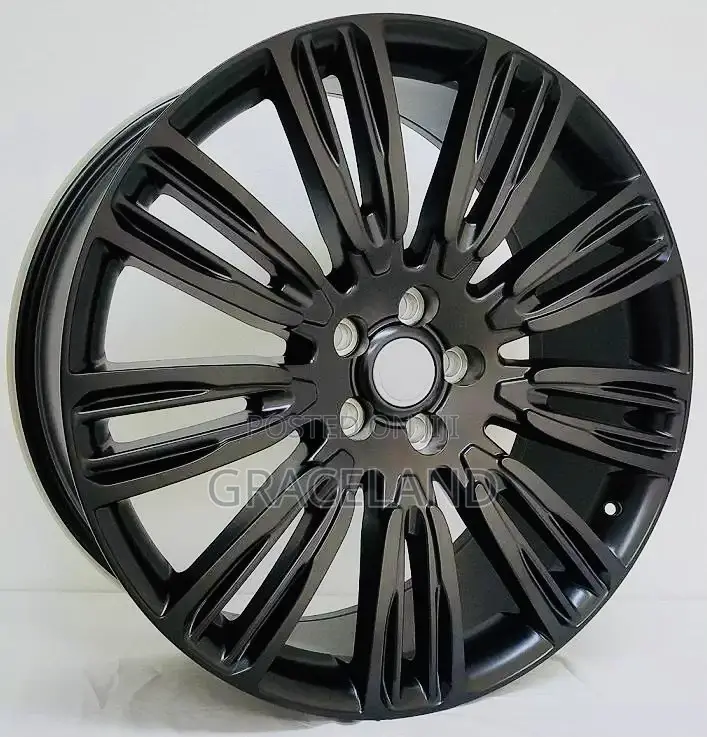 This Is Original Rang Rover Sport HSE Rims 22 Mat Black